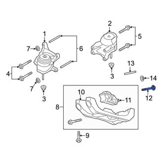 Lincoln OE - Automatic Transmission Mount Bolt