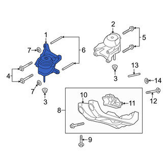Lincoln OE - Left Engine Mount