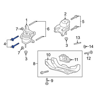 Lincoln OE - Right Engine Mount Bolt