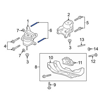 Lincoln OE - Right Engine Mount Stud