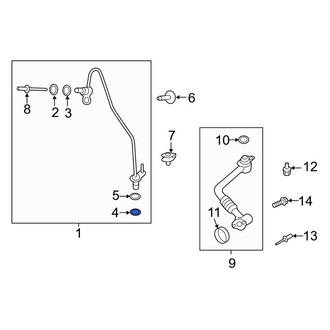 Lincoln OE - Turbocharger Oil Line Gasket
