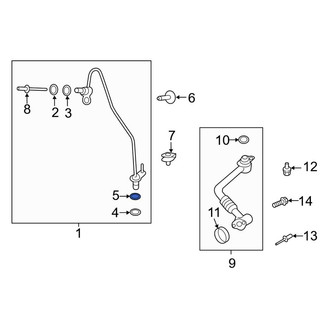 Lincoln OE - Turbocharger Oil Line Gasket