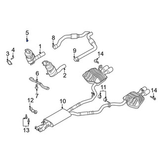 Lincoln OE - Catalytic Converter Nut