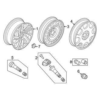 Lincoln OE - Wheels (19" Wheel), (Base)