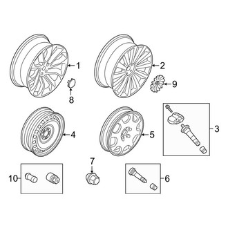 Lincoln OE - Wheels (21" Wheel), (Black Label Grand Touring / Grand Touring)