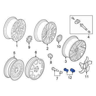 Lincoln OE - Wheel Lock Set