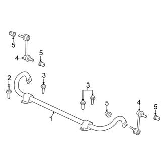 Lincoln OE - Front Suspension - Stabilizer Bar & Components (RWD)