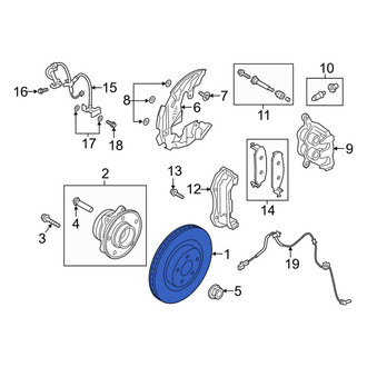 Lincoln OE - Front Disc Brake Rotor