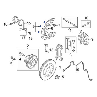 Lincoln OE - Brake Dust Shield Spacer
