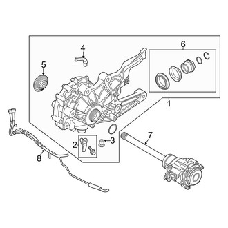 Lincoln OE - Front Suspension - Carrier & Components (AWD)