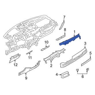 Lincoln OE - Right Instrument Panel Molding