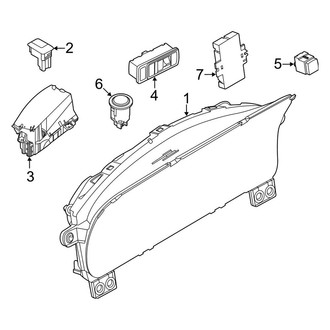 Lincoln OE - Instrument Panel - Cluster & Switches (Base / Black Label / Reserve)