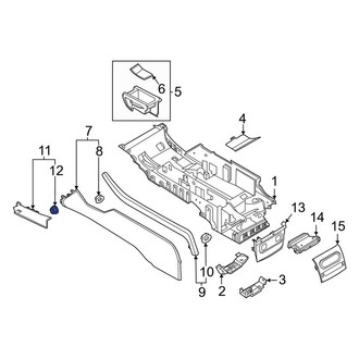 Lincoln OE - Console Trim Panel Clip
