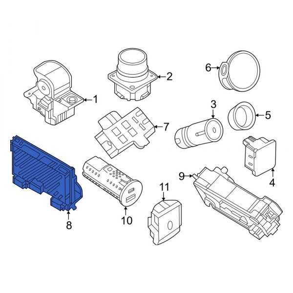 Lincoln OE LC5Z19J235AE Induction Charger