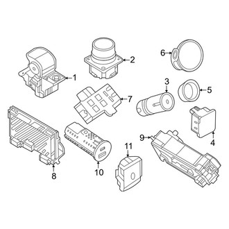 Lincoln OE - Front Console (Electrical Components)