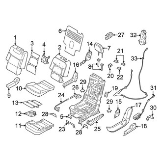 Lincoln OE - Seats & Tracks - Second Row Seats (Captains Seats, Driver Side)