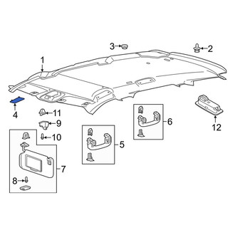 Lincoln OE - Rear Upper Dashboard Air Vent