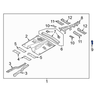 Lincoln OE - Front Floor Support