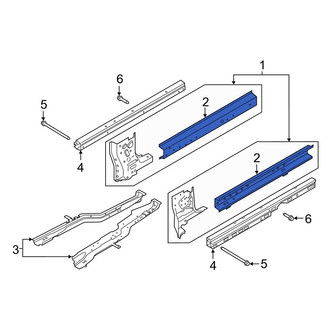 Lincoln OE - Left Floor Sill