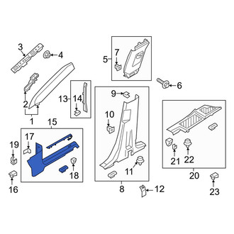 Lincoln OE - Front Right Door Sill Plate