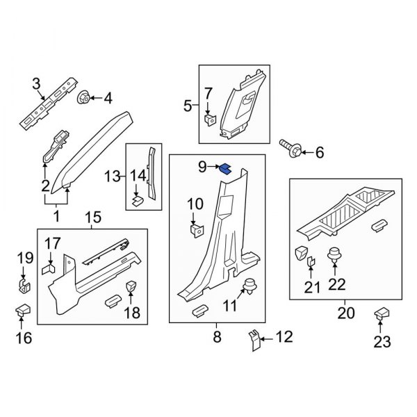 Door Sill Plate Clip