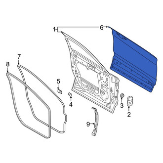 Lincoln OE - Front Left Outer Door Outer Panel