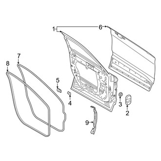 Lincoln OE - Front Door - Door & Components