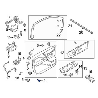 Lincoln OE - Door Interior Trim Panel Screw