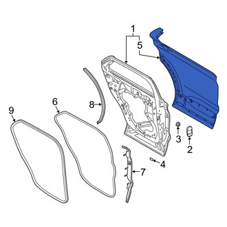 Lincoln OE - Rear Left Outer Door Outer Panel