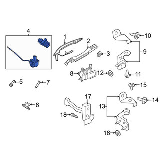 Lincoln OE - Front Right Door Latch Assembly