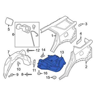 Lincoln OE - Rear Right Floor Pan Splash Shield
