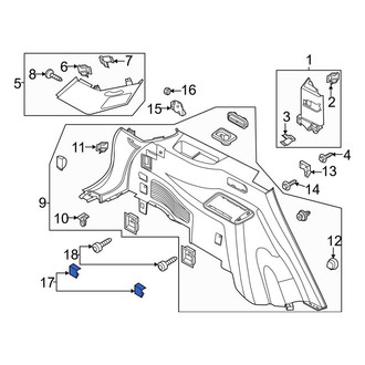 Lincoln OE - Rear Left Tie Down Hook