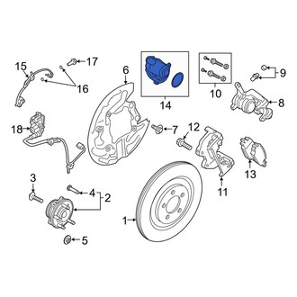 Lincoln OE - Rear Parking Brake Actuator