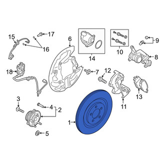 Lincoln OE - Rear Disc Brake Rotor