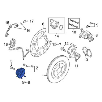 Lincoln OE - Rear Wheel Bearing and Hub Assembly