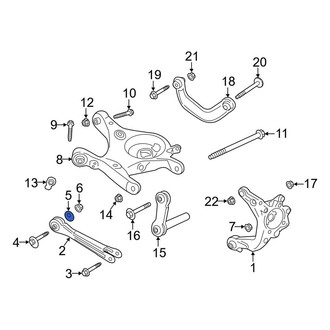 Lincoln OE - Front Lower Inner Alignment Camber Adjusting Eccentric Bolt