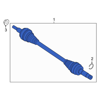 Lincoln OE - Front Right CV Axle Assembly