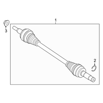 Lincoln OE - Rear Suspension - Drive Axles