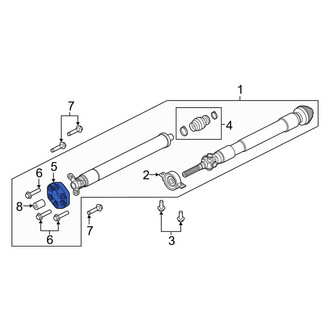 Lincoln OE - Drive Shaft Pinion Yoke
