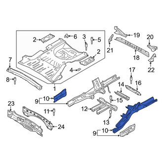 Lincoln OE - Rear Left Frame Side Member Reinforcement