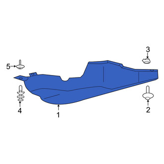 Lincoln OE - Rear Floor Pan Splash Shield