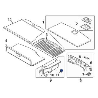 Lincoln OE - Lower Liftgate Trim Panel Clip
