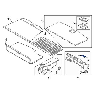 Lincoln OE - Rear Liftgate Trim Scuff Plate Cap