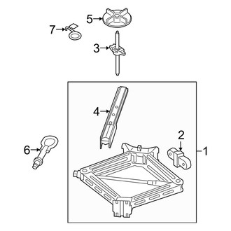 Lincoln OE - Rear Body & Floor - Jack & Components