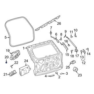 Lincoln OE - Liftgate Latch Bolt