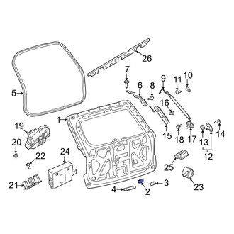 Lincoln OE - Rear Liftgate Stop Bumper