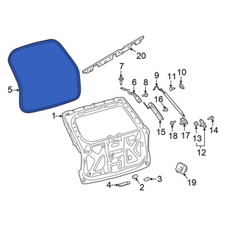 Lincoln OE - Rear Hatch Seal