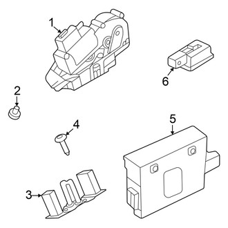 Lincoln OE - Lift Gate - Lock & Hardware