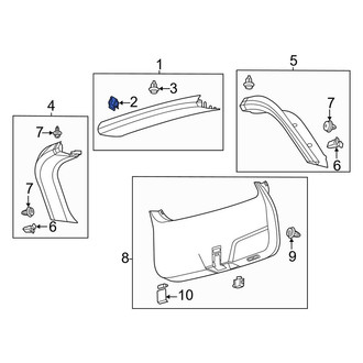 Lincoln OE - Door Interior Trim Panel Retainer