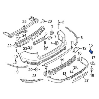Lincoln OE - Bumper Cover Retainer